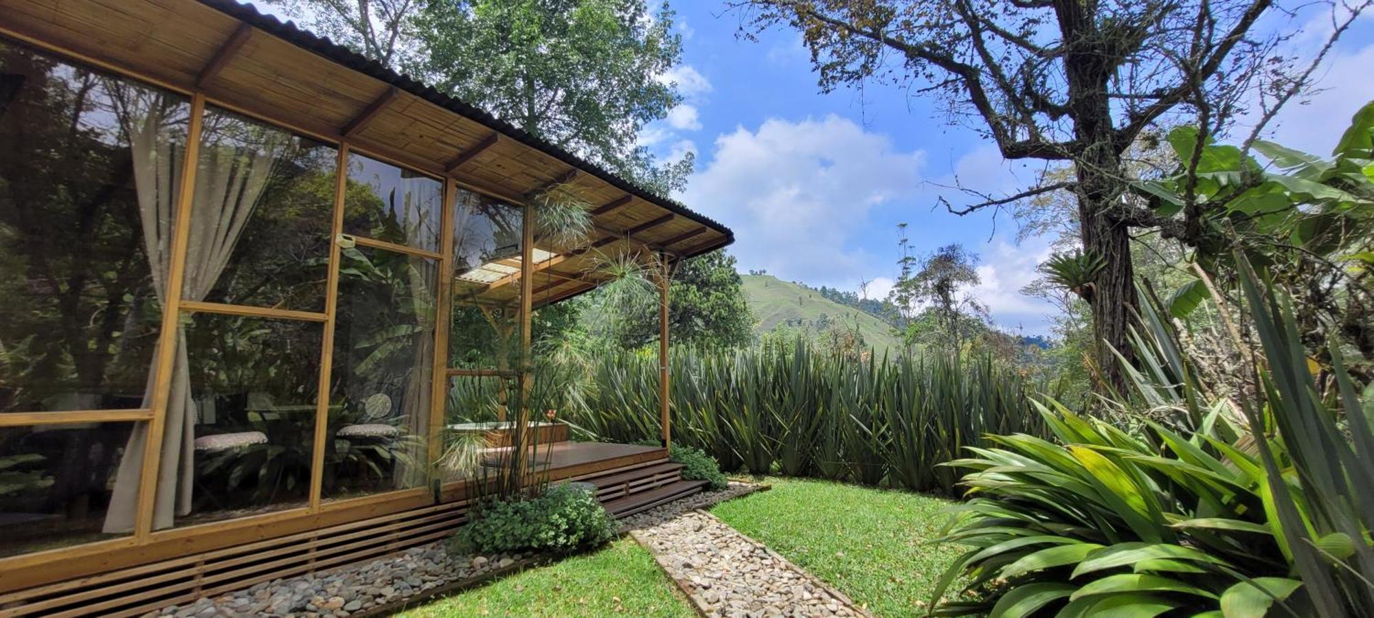 Exclusivo Cocora Con Jacuzzi Salento Quindioヴィラ エクステリア 写真